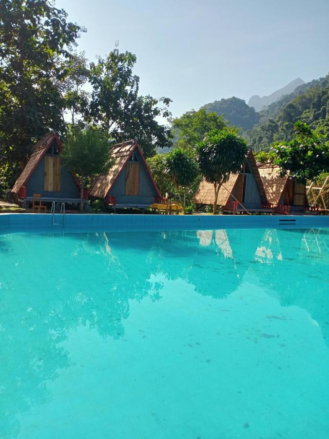 Отель Nongkhiaw Campingsite Swimming Pool Ban Phathok Экстерьер фото
