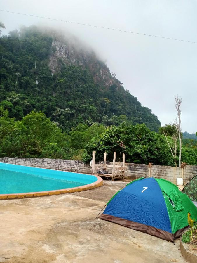 Отель Nongkhiaw Campingsite Swimming Pool Ban Phathok Экстерьер фото