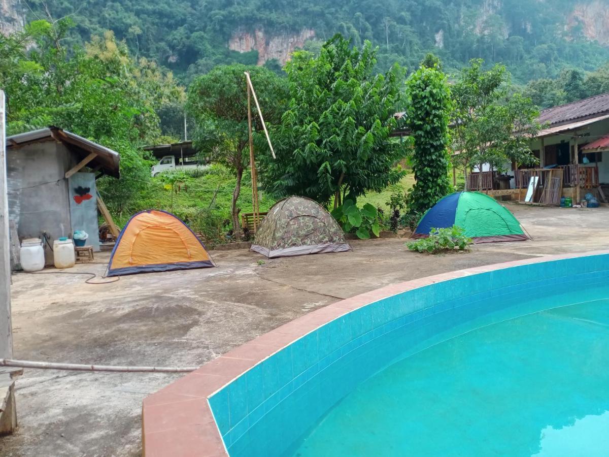 Отель Nongkhiaw Campingsite Swimming Pool Ban Phathok Экстерьер фото